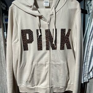 PINK Victoria's Secret Cream Hoodie